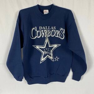Vintage NFL Dallas Cowboys Navy Blue Sweatshirt